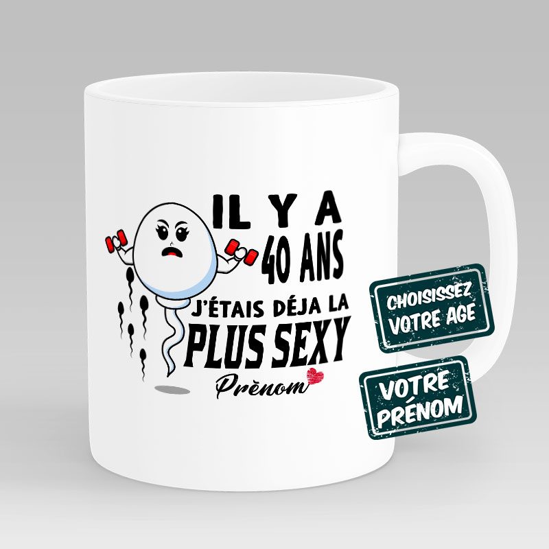 Mug Humour Femme 40 ans